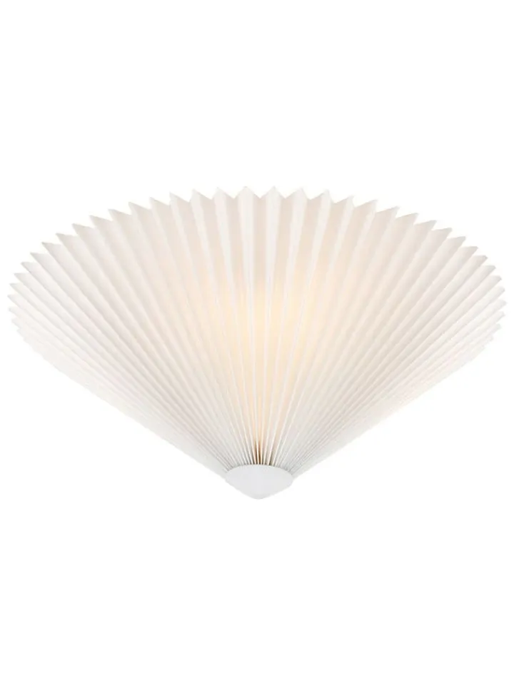 Marksljöd Decken- & Hängeleuchten<Deckenleuchte "Plisado" in Weiß - (H)17 x Ø 43 cm
