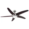 Globo lighting Klima & Haushalt<Deckenventilator in Schwarz - (H)37,2 x Ø 13,2 cm