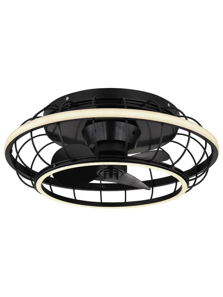 Globo lighting Klima & Haushalt<Deckenventilator in Schwarz - (H)18 x Ø 50 cm