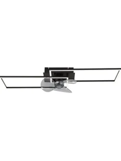 Globo lighting Klima & Haushalt<Deckenventilator "Tatiana" in Schwarz - (B)90 x (H)15 x (T)30 cm