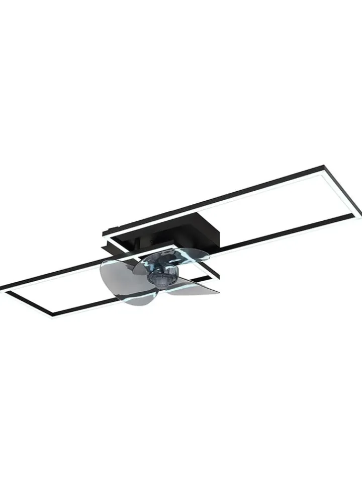 Globo lighting Klima & Haushalt<Deckenventilator "Tatiana" in Schwarz - (B)90 x (H)15 x (T)30 cm