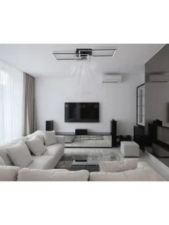 Globo lighting Klima & Haushalt<Deckenventilator "Tatiana" in Schwarz - (B)90 x (H)15 x (T)30 cm