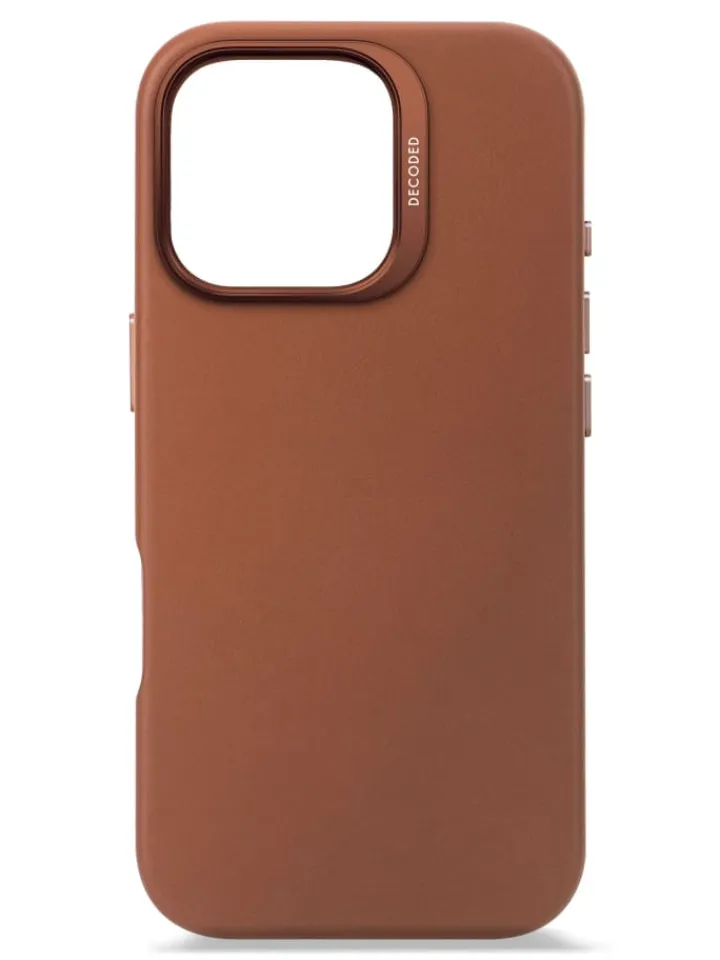 Apple Smartphones & Zubehör<Decoded Leather Case, Cover, , iPhone 16 Pro, 16 cm (6.3"), Braun