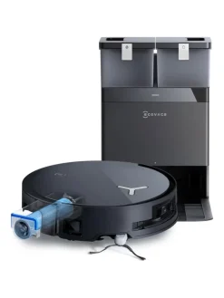 Ecovacs Staubsauger<DEEBOT X8 OMNI BLACK EU Saugroboter in Schwarz