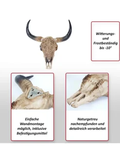 MCW Gartendekoration<Deko Skull Stier