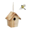 relaxdays Gartendekoration<Deko Vogelhaus in Natur