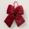 Boltze Wohndekoration<Dekoanhänger "Bowy" in Dunkelrot - (H)6,5 cm