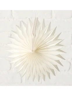 Boltze Wohndekoration<Dekoanhänger "Famina" in Weiß - (H)21 x Ø 20 cm