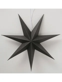 Boltze Wohndekoration<Dekoanhänger "Kassina" in Schwarz - (H)16,5 x Ø 50 cm