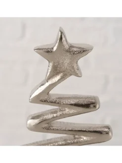 Boltze Dekofiguren & -Objekte<Dekoaufsteller "Firo" in Silber - (B)17 x (H)30 x (T)10,8 cm