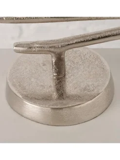 Boltze Dekofiguren & -Objekte<Dekoaufsteller "Firo" in Silber - (B)17 x (H)30 x (T)10,8 cm