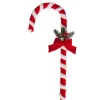 Boltze Weihnachtsschmuck<Dekoaufsteller "Zuckerstange" in Rot - (H)58 cm
