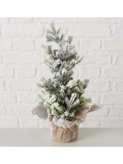 Boltze Künstliche Weihnachtsbäume<Dekobaum "Tanne" in Grün - (H)31 x Ø 15 cm