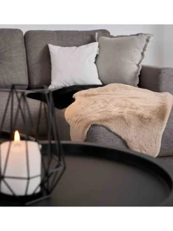 Astra Lammfelle & Co<Dekofell ELDA 1 in Beige