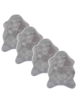 Astra Lammfelle & Co<Dekofell ELDA 1 in Silber