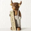 Boltze Dekofiguren & -Objekte<Dekofigur "Buffi" in Braun - (H)50,5 cm