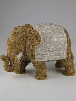 AM Design Dekofiguren & -Objekte<Dekofigur "Elefant" in Hellbraun - (B)17 x (H)12 cm