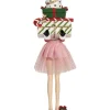 Clayre & Eef Dekofiguren & -Objekte<Dekofigur "Frau" in Rot/ Rosa - (H)36 cm
