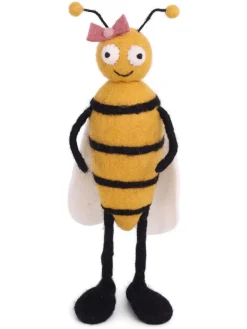 Gry & Sif Dekofiguren & -Objekte<Dekofigur ''Gril Bee'' in Gelb/ Schwarz - (L)27 cm