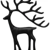 POSIWIO Wohndekoration<Dekofigur "Hirsch" in Schwarz - (B)22 x (H)31 x (T)8 cm