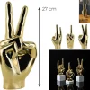 Rétro Chic Dekofiguren & -Objekte<Dekofigur in Gold - (H)27 cm (Überraschungsprodukt)