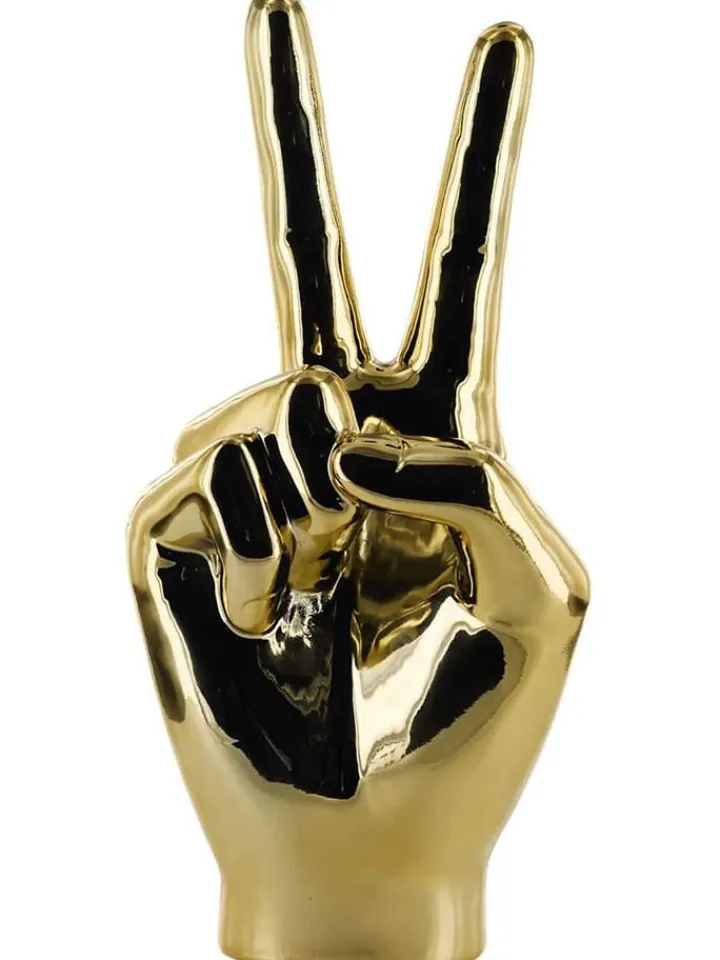 Rétro Chic Dekofiguren & -Objekte<Dekofigur in Gold - (H)27 cm (Überraschungsprodukt)