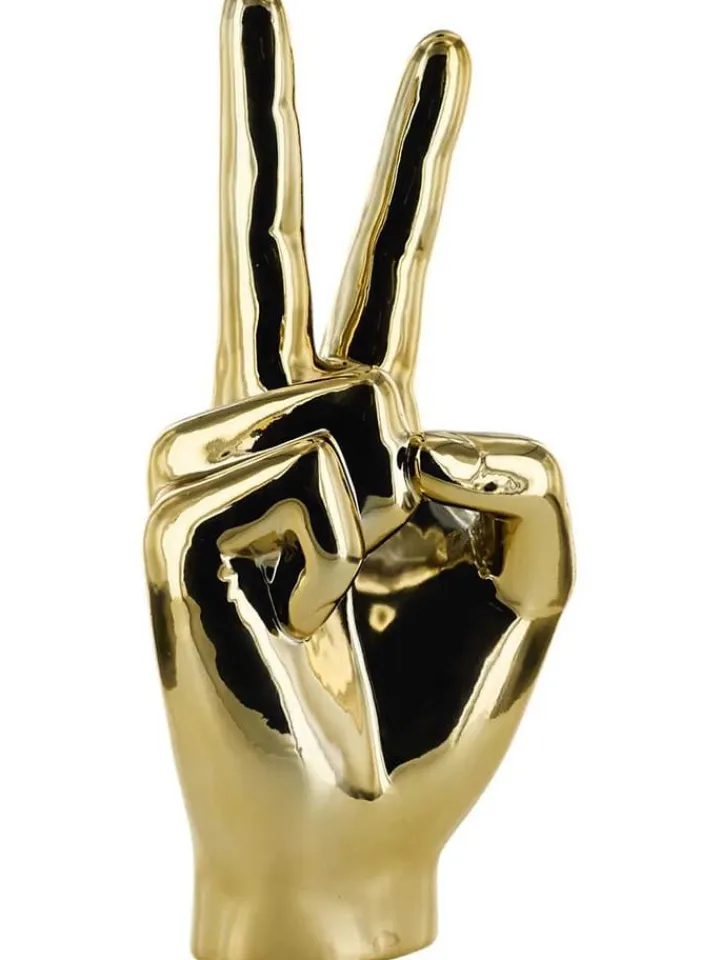 Rétro Chic Dekofiguren & -Objekte<Dekofigur in Gold - (H)27 cm (Überraschungsprodukt)
