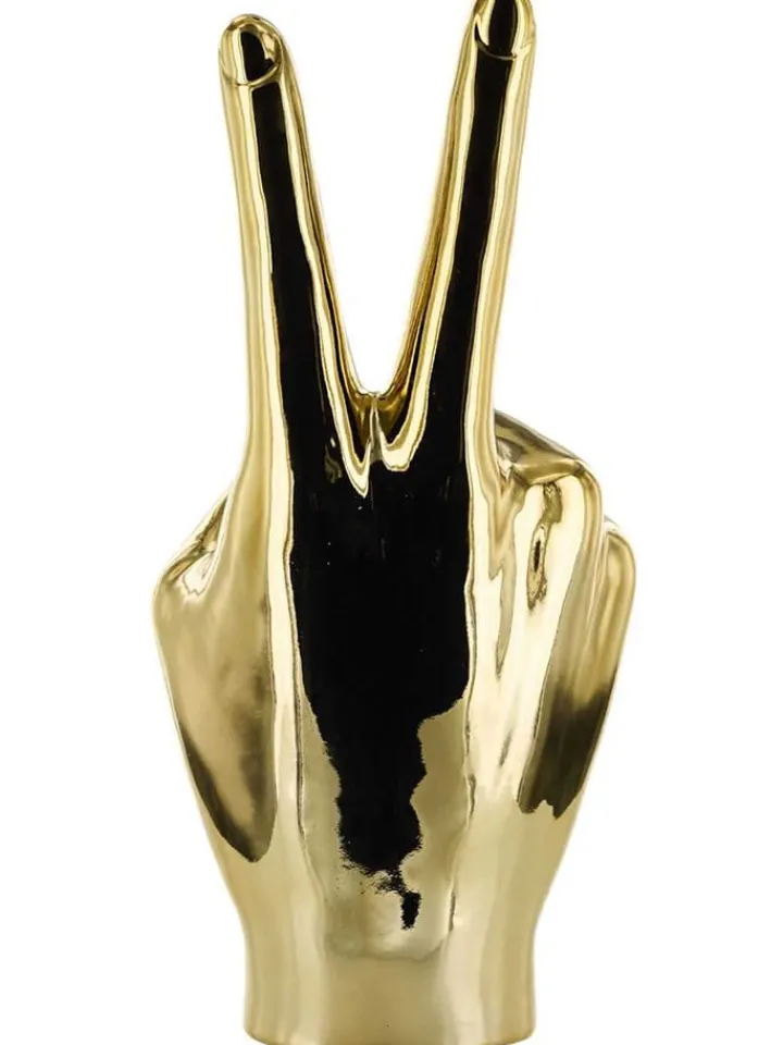 Rétro Chic Dekofiguren & -Objekte<Dekofigur in Gold - (H)27 cm (Überraschungsprodukt)