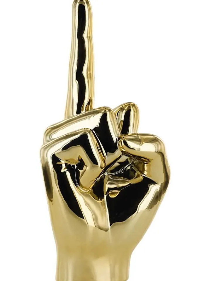 Rétro Chic Dekofiguren & -Objekte<Dekofigur in Gold - (H)27 cm (Überraschungsprodukt)