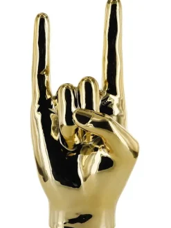 Rétro Chic Dekofiguren & -Objekte<Dekofigur in Gold - (H)27 cm (Überraschungsprodukt)