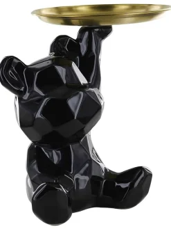 Rétro Chic Dekofiguren & -Objekte<Dekofigur in Schwarz - (H)12 cm