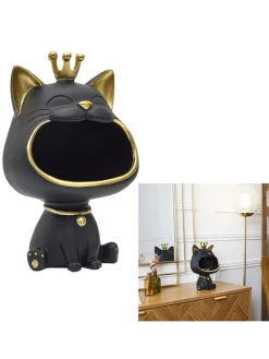 The Concept Factory Dekofiguren & -Objekte<Dekofigur in Schwarz/ Gold - (H)25,5 cm