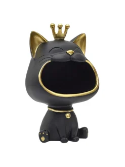The Concept Factory Dekofiguren & -Objekte<Dekofigur in Schwarz/ Gold - (H)25,5 cm
