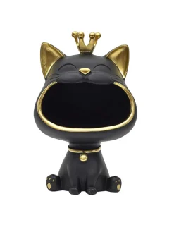 The Concept Factory Dekofiguren & -Objekte<Dekofigur in Schwarz/ Gold - (H)25,5 cm