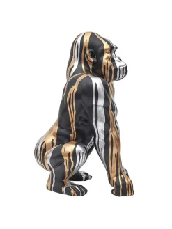 The Concept Factory Dekofiguren & -Objekte<Dekofigur in Schwarz/ Silber/ Gold - (H)45 cm