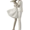 J Line Dekofiguren & -Objekte<Dekofigur "Küsschen" in Weiß - (H)24,5 cm