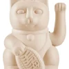 Donkey Dekofiguren & -Objekte<Dekofigur ''Lucky Cat'' in Beige - (B)10,5 x (H)15 x (T)8,5 cm