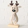 Boltze Dekofiguren & -Objekte<Dekofigur "Mailo" in Creme/ Braun - (H)28 cm