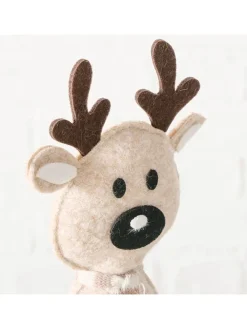 Boltze Dekofiguren & -Objekte<Dekofigur "Mailo" in Creme/ Braun - (H)28 cm