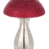 Bizzotto Dekofiguren & -Objekte<Dekofigur "Mushroom" in Rot/ Silber - (H)19 cm