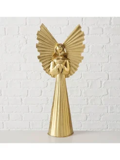 Boltze Dekofiguren & -Objekte<Dekofigur "Nuriel" in Gold - (H)54 cm
