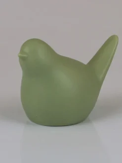 AM Design Dekofiguren & -Objekte<Dekofigur "Vogel" in Khaki - (B)12 x (H)9 cm