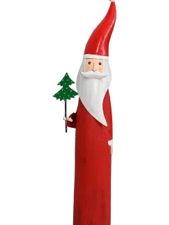 POSIWIO Dekofiguren & -Objekte<Dekofigur "Weihnachtsmann" in Rot - (H)47 cm