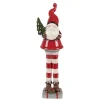 Clayre & Eef Dekofiguren & -Objekte<Dekofigur "Weihnachtsmann" in Rot/ Weiß - (H)30 cm