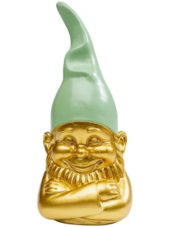 Kare Dekofiguren & -Objekte<Dekofigur "Zwerg" in Grün/ Gold - (H)21 cm