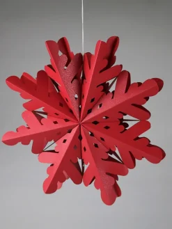 AM Design Wohndekoration<Dekohänger ''Stern'' in Rot - Ø 30 cm