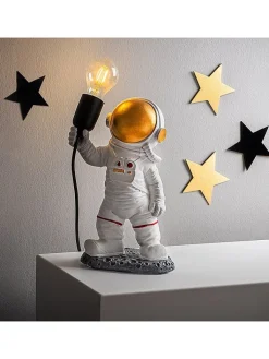 ABERTO DESIGN Lichterketten & Dekobeleuchtung|Lichterketten & Deko-Leuchten<Dekoleuchte "Astronaut" in Weiß - (H)32 cm