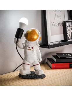 ABERTO DESIGN Lichterketten & Dekobeleuchtung|Lichterketten & Deko-Leuchten<Dekoleuchte "Astronaut" in Weiß - (H)32 cm