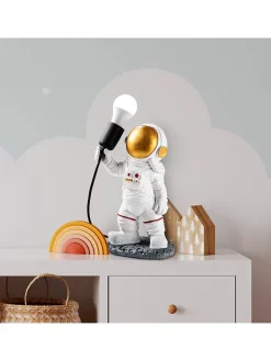 ABERTO DESIGN Lichterketten & Dekobeleuchtung|Lichterketten & Deko-Leuchten<Dekoleuchte "Astronaut" in Weiß - (H)32 cm
