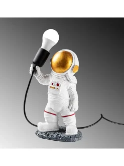 ABERTO DESIGN Lichterketten & Dekobeleuchtung|Lichterketten & Deko-Leuchten<Dekoleuchte "Astronaut" in Weiß - (H)32 cm